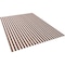 Ekena Millwork 94H x 1/4T Adjustable Wood Slat Wall Panel Kit w/ 2W Slats, Walnut contains 22 Slats SWW66X94X0250WA - alternate 3